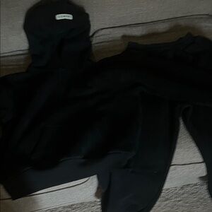 Combi Kids Cozy Black Hoodie Set